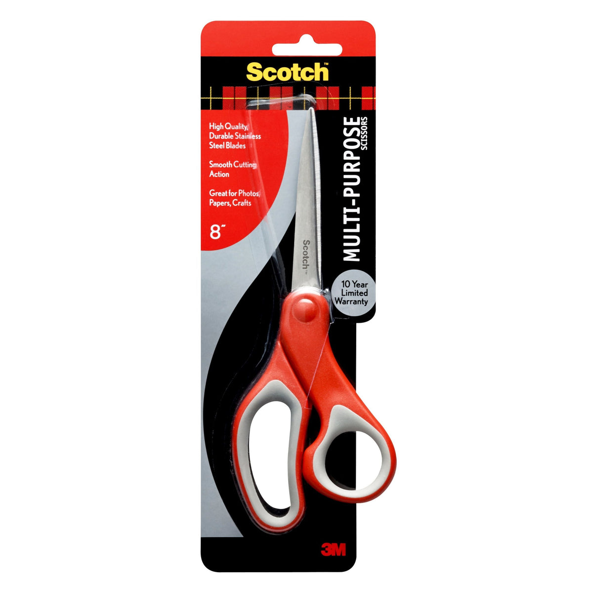 Scotch Scissors, Multi Purpose, 8 Inches