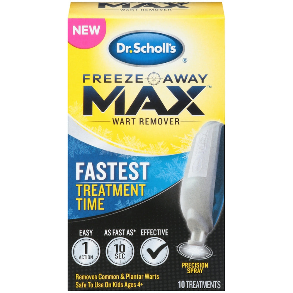 Dr. Scholl's Freeze Away Max Precision Spray Wart Remover 10Ea