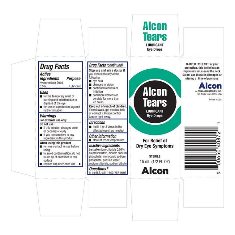 Alcon® Tears Naturale® II Lubricant Eye Drops for Dry Eye – 0.5 fl oz