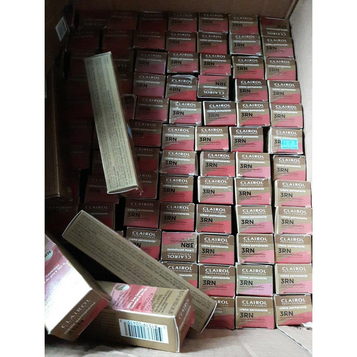 Clairol Professional Premium Creme Permanente 3RN Medium Red-Neutral Brown 2 Oz