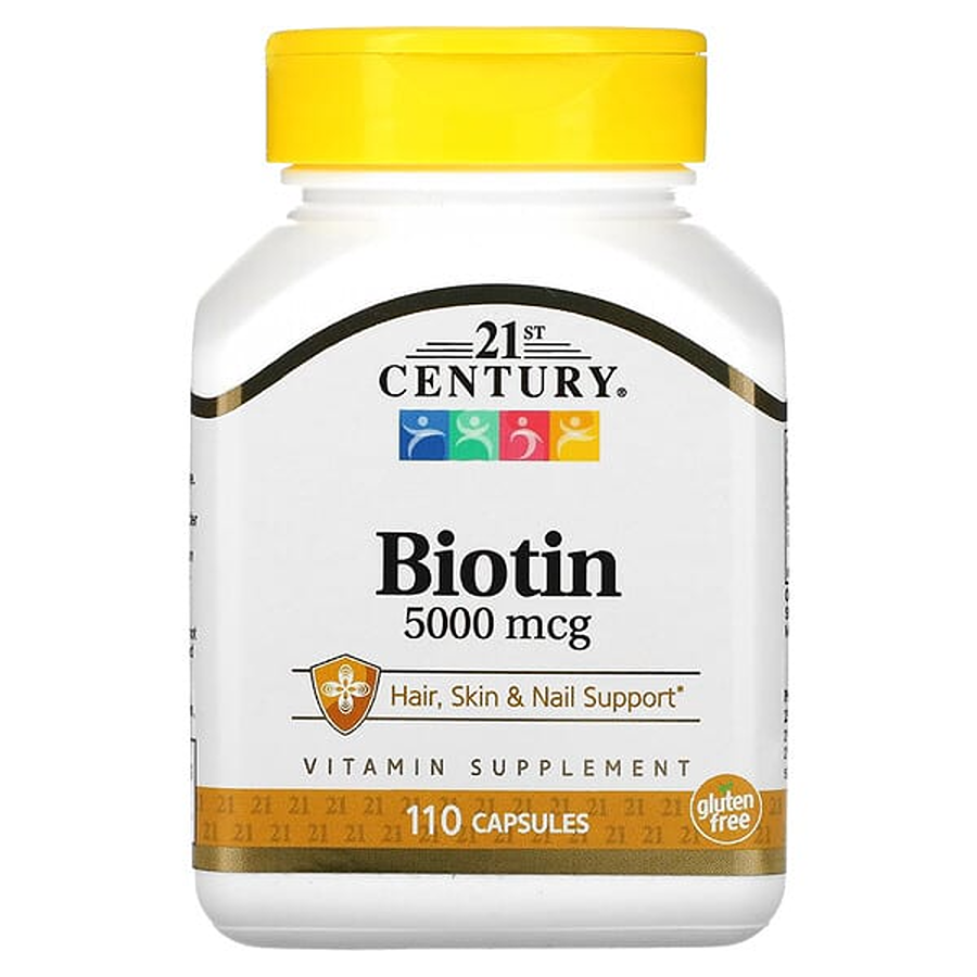 21st Century Biotin 5000 Mcg Capsules 110 Ct