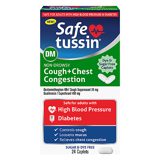 Safetussin DM Cough & Chest Congestion Sugar & Alcohol Free 8oz