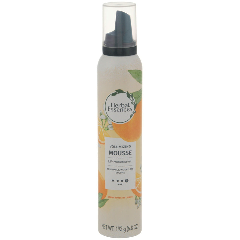Herbal Essences Max Volumizing Mousse, Citrus Scent, 6.8 oz Hair Foam