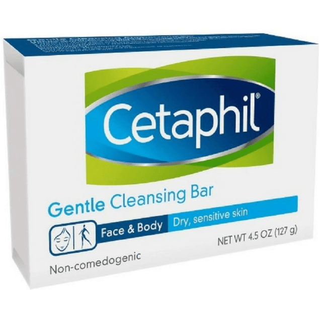 Cetaphil Gentle Cleansing Bar, Hypoallergenic 4.5 Oz