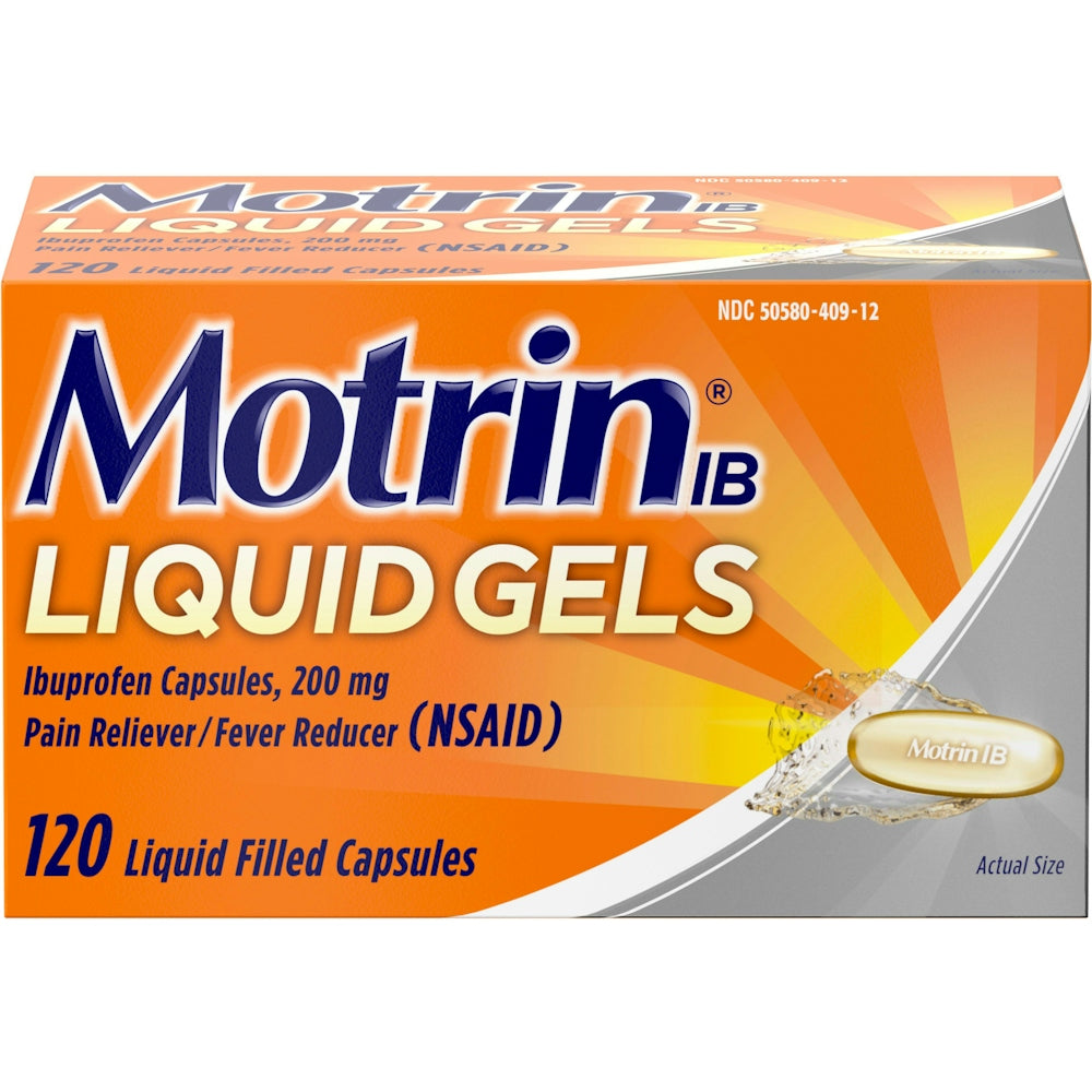 Motrin IB Liquid Gels 120Ct