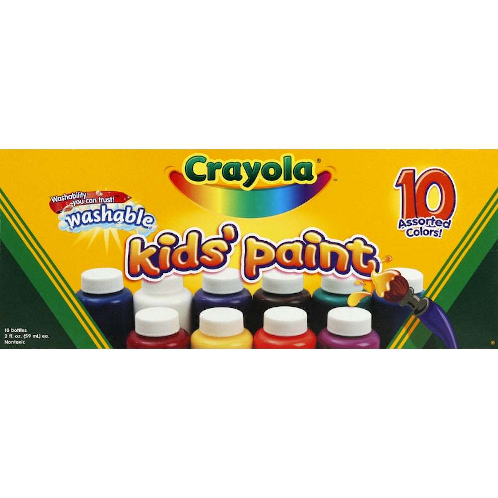 Crayola Washable Kids Paint Bottles 10