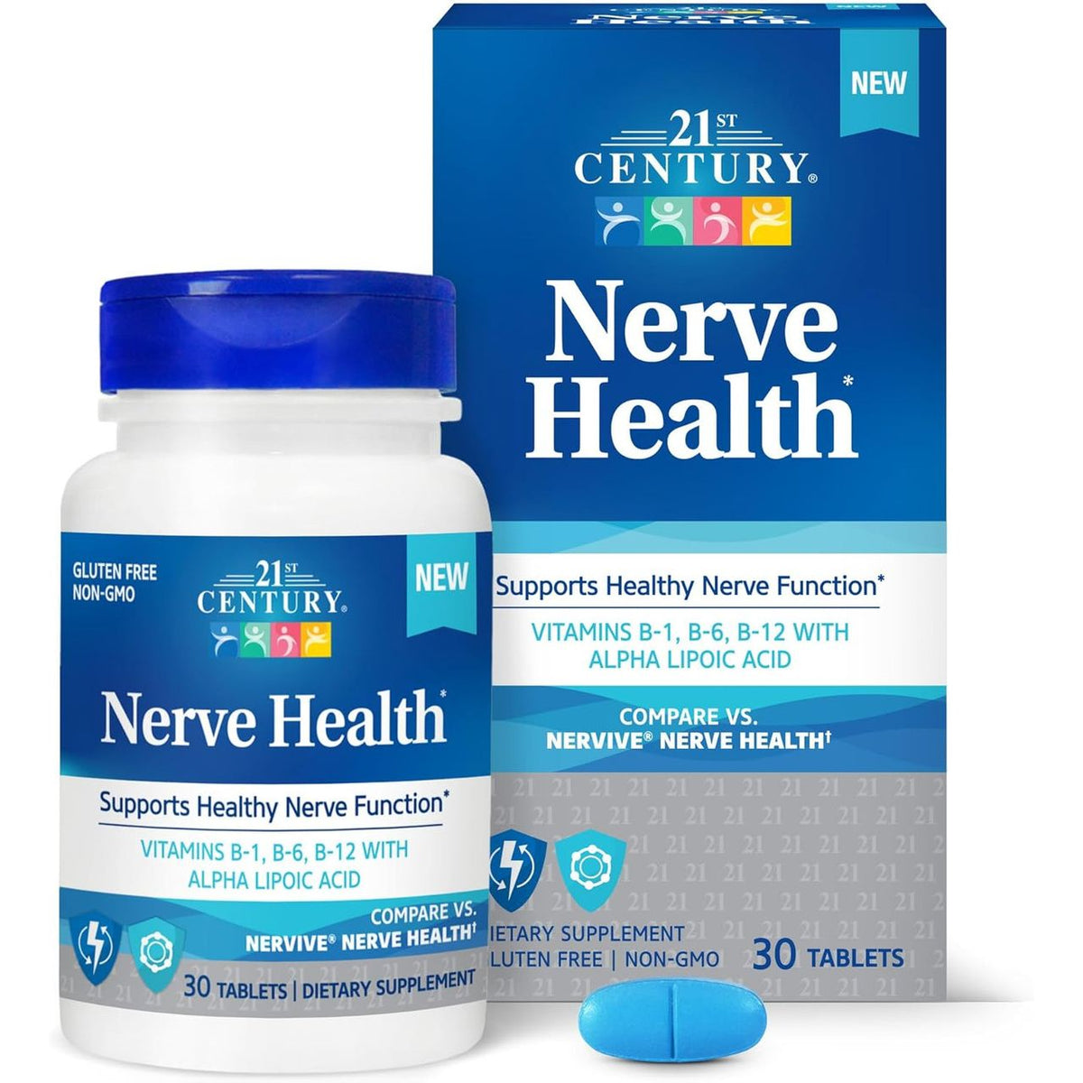21st Century Nerve Health - 30 Tablets