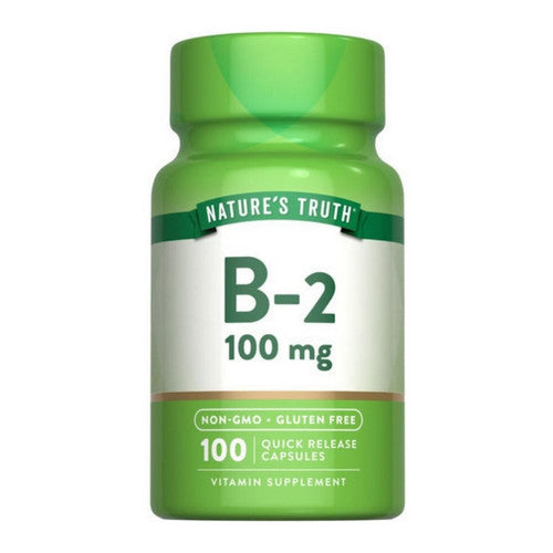 Nature's Truth Vitamin B- 2, 100 Mg, 100 Tabs