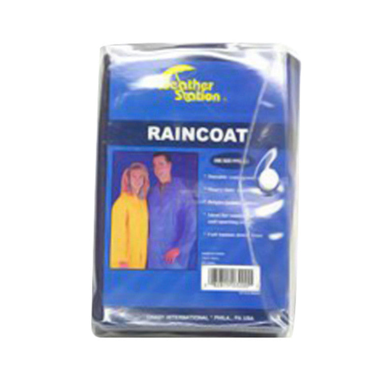 The Weather Station Adult Raincoat, 1 Count - Waterproof & Lightweight Emergency Poncho