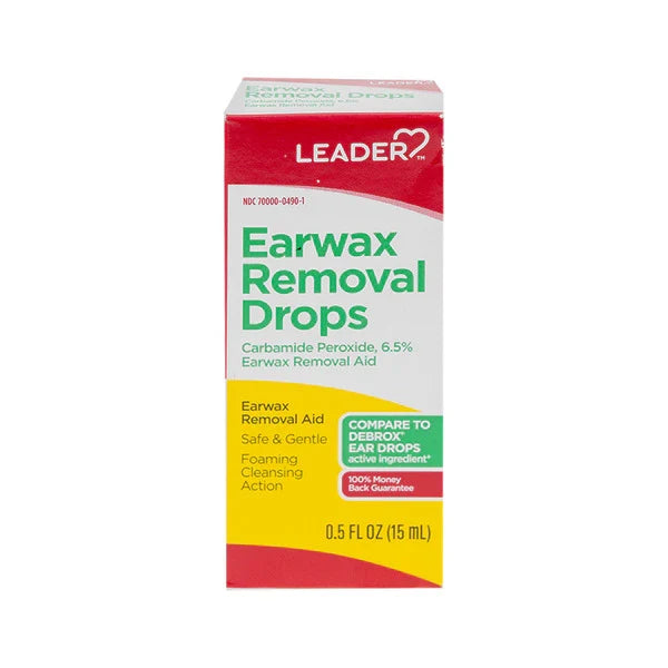 Leader Ear Drops Wax Removal Drops 0.5 Oz