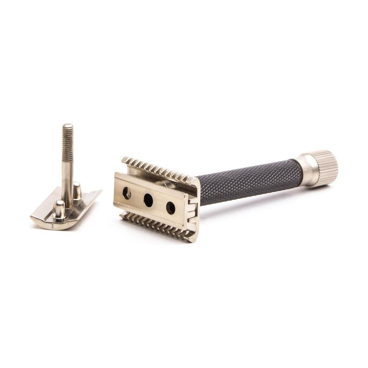 Parker Variant Adjustable Open Comb Safety Razor - Graphite [VAR GR OC]