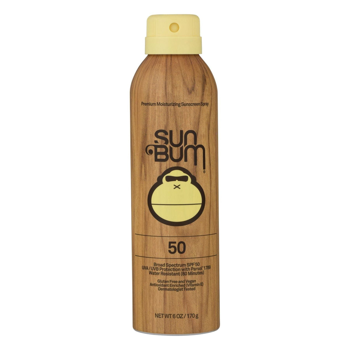 Sun Bum Premium Moisturizing Sunscreen Spray SPF50  6oz