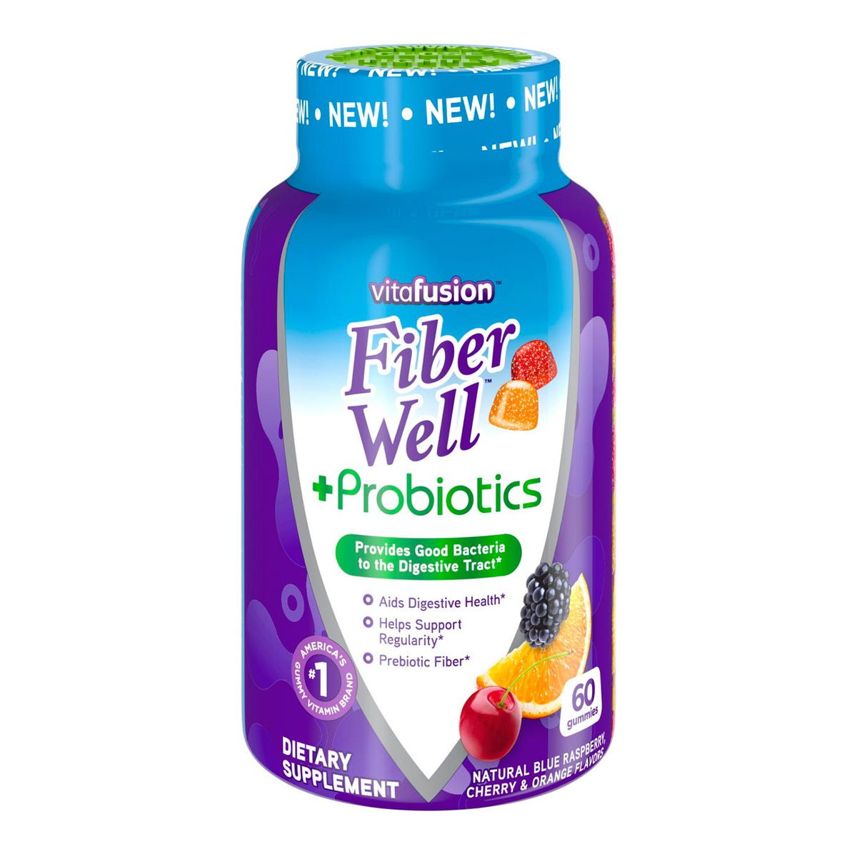 Vitafusion Fbr Wl Cw 60  Prbtc Gmm