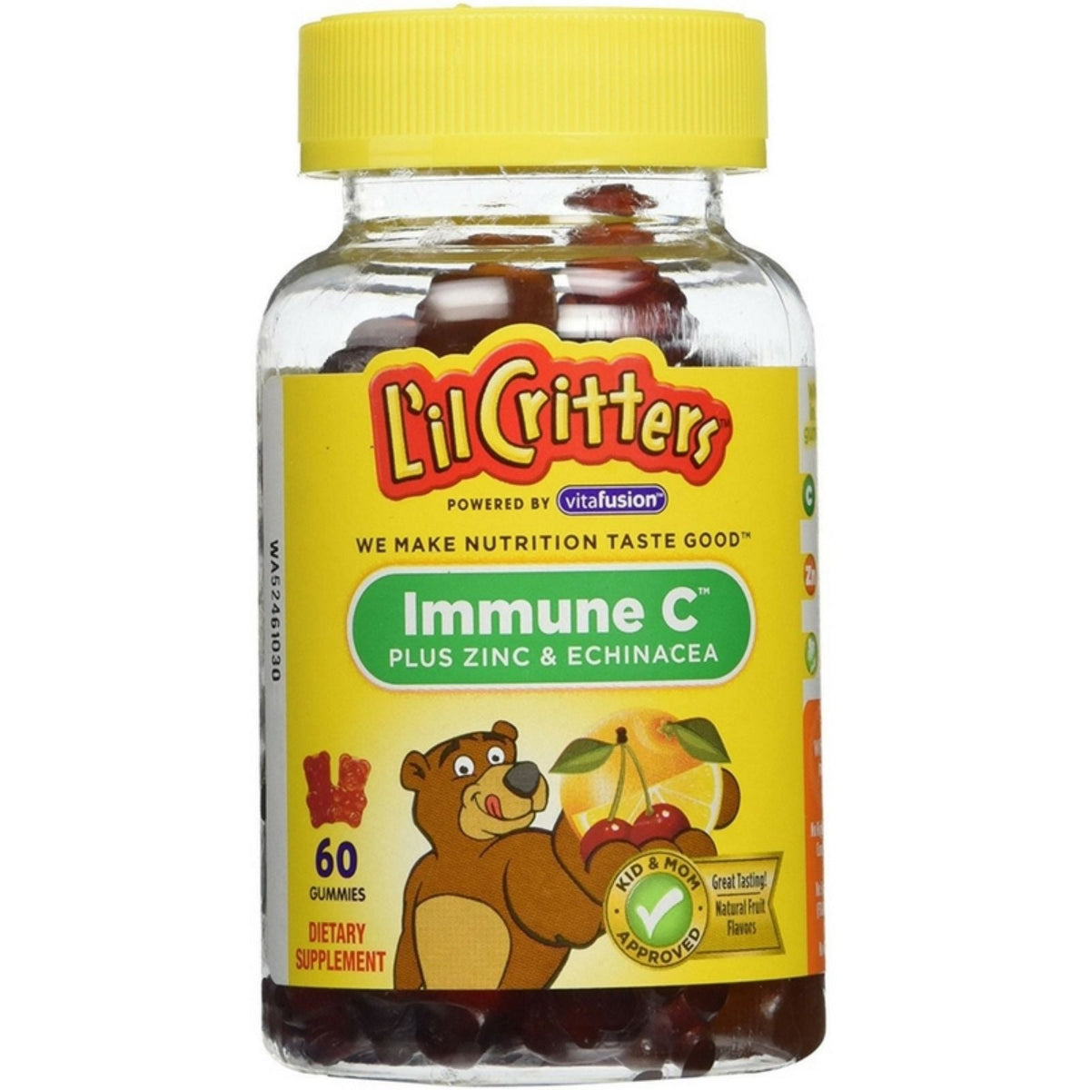 L'il Critters™ Immune C Plus Zinc & Vitamin D – Gummy Bears Dietary Supplement