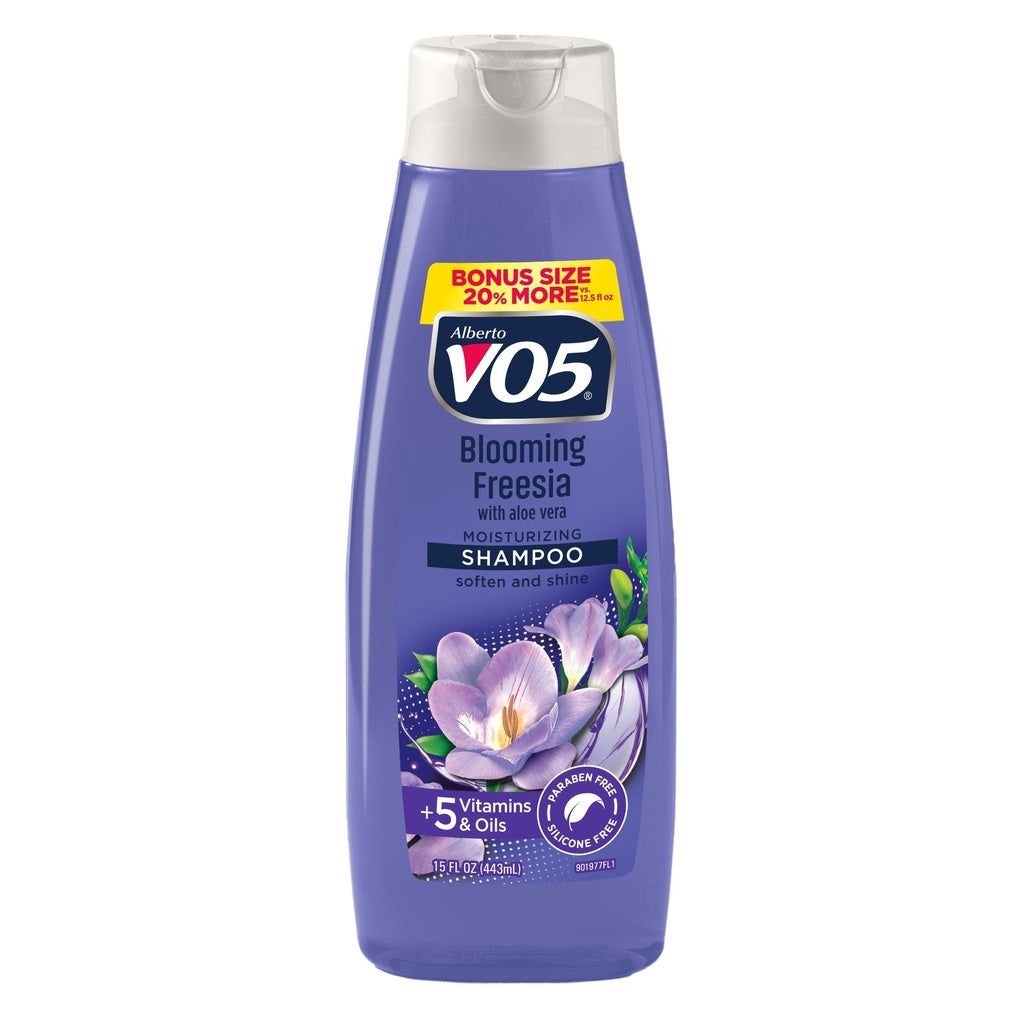 VO5 Herbal Escapes Shampoo, Blooming Freesia with Aloe Vera, 15 oz