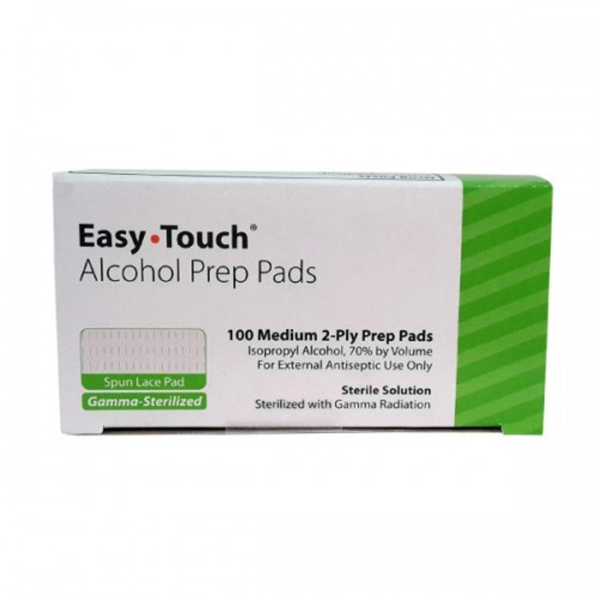 Easy Touch Alcohol Prep Pads 70 100Ct