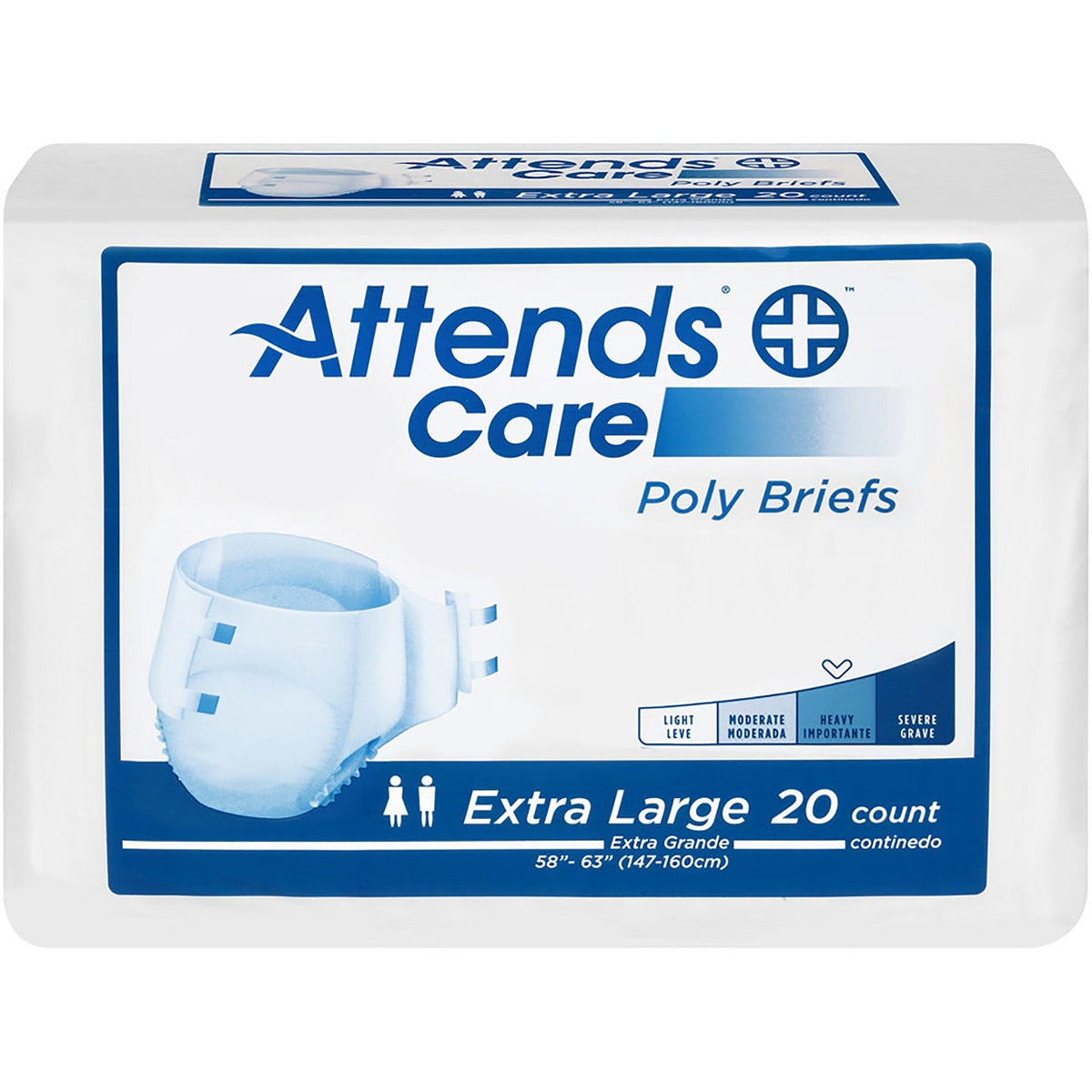Attends Care Heavy Incontinence Brief, Extra Large 842980