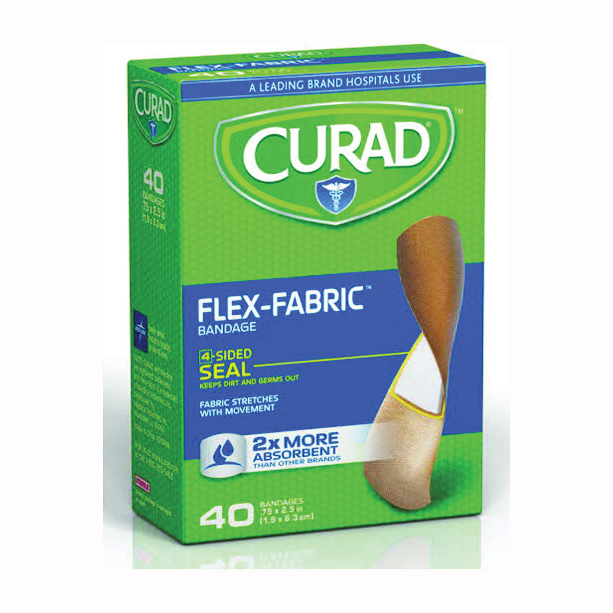Curad Adhesive Bandages - Flex Fabric 40