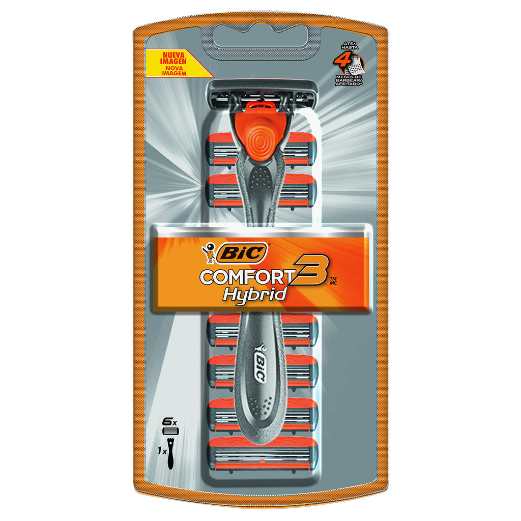 BiC Bi C Comfort Hybrid 3 Blades Razor