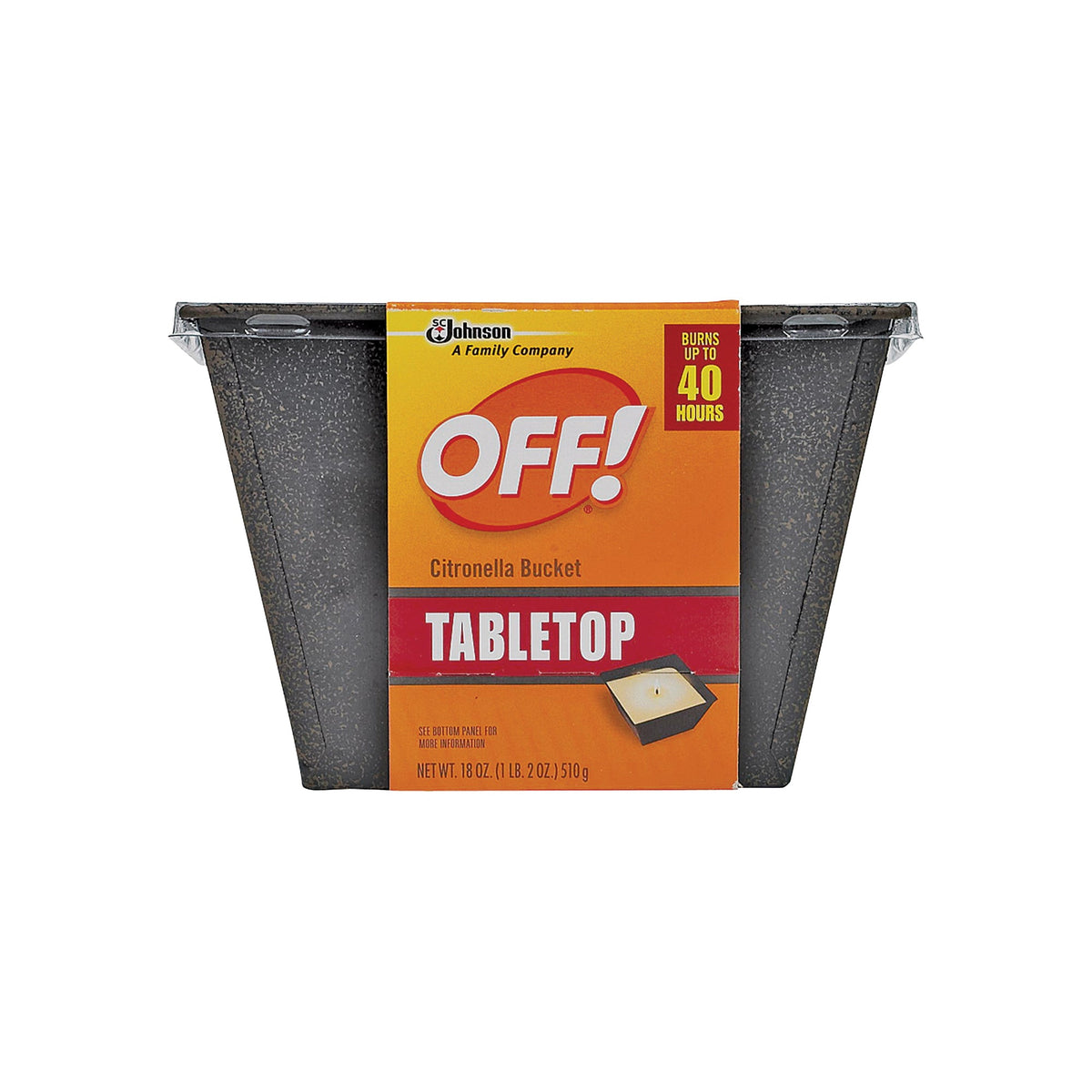 Off Candle, Tabletop, Citronella Scented, Backyard 18 Oz