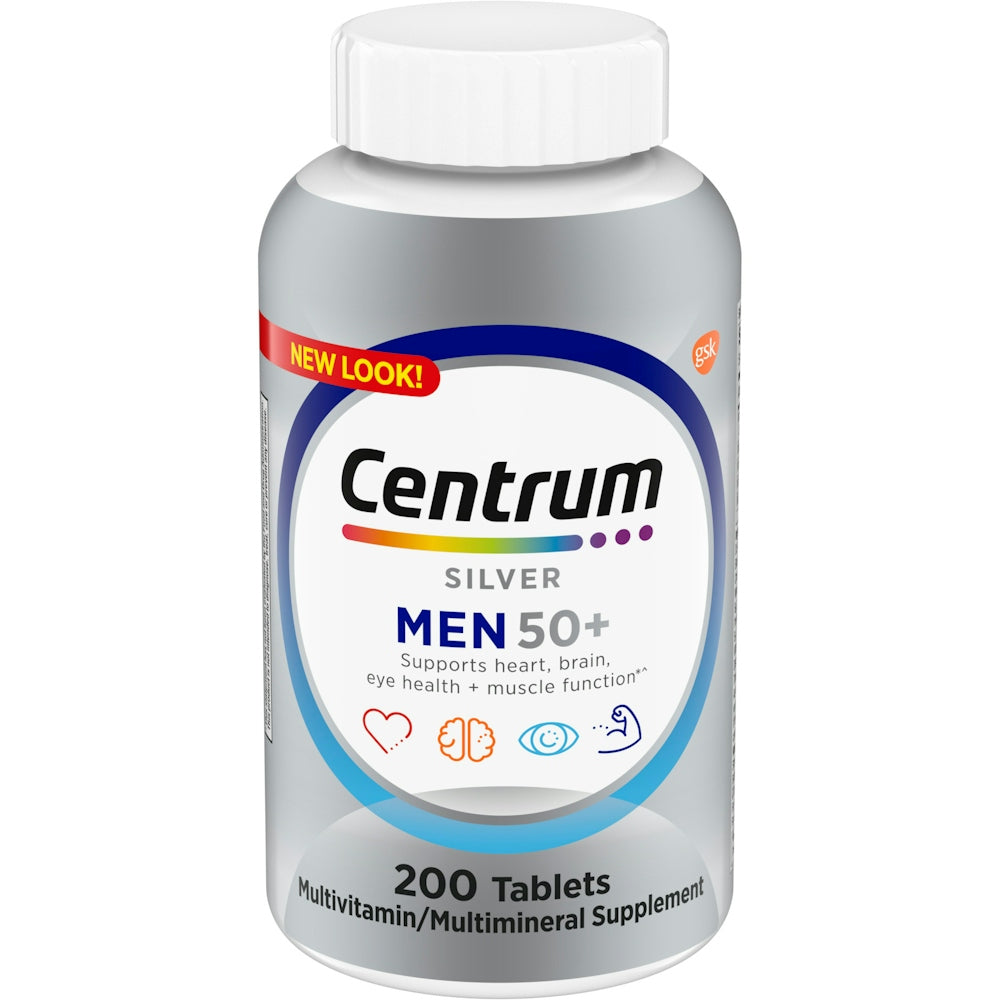 Centrum Silver Men 50+ Multivitamin Dietary Supplement Tablets