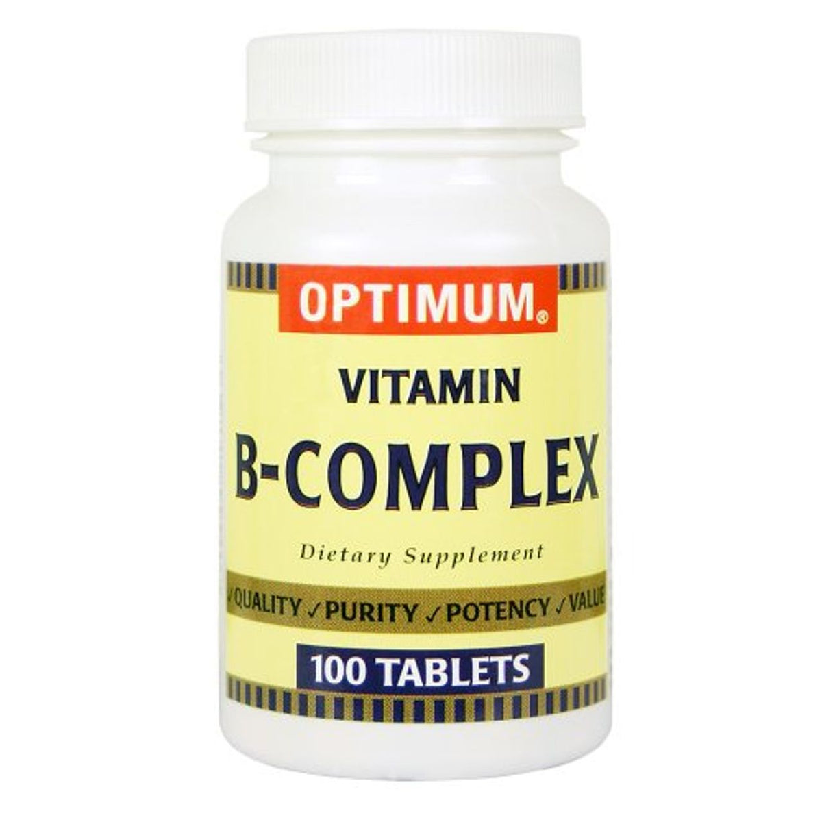 Optimum Vitamin B Complex Dietary Supplement Tablet
