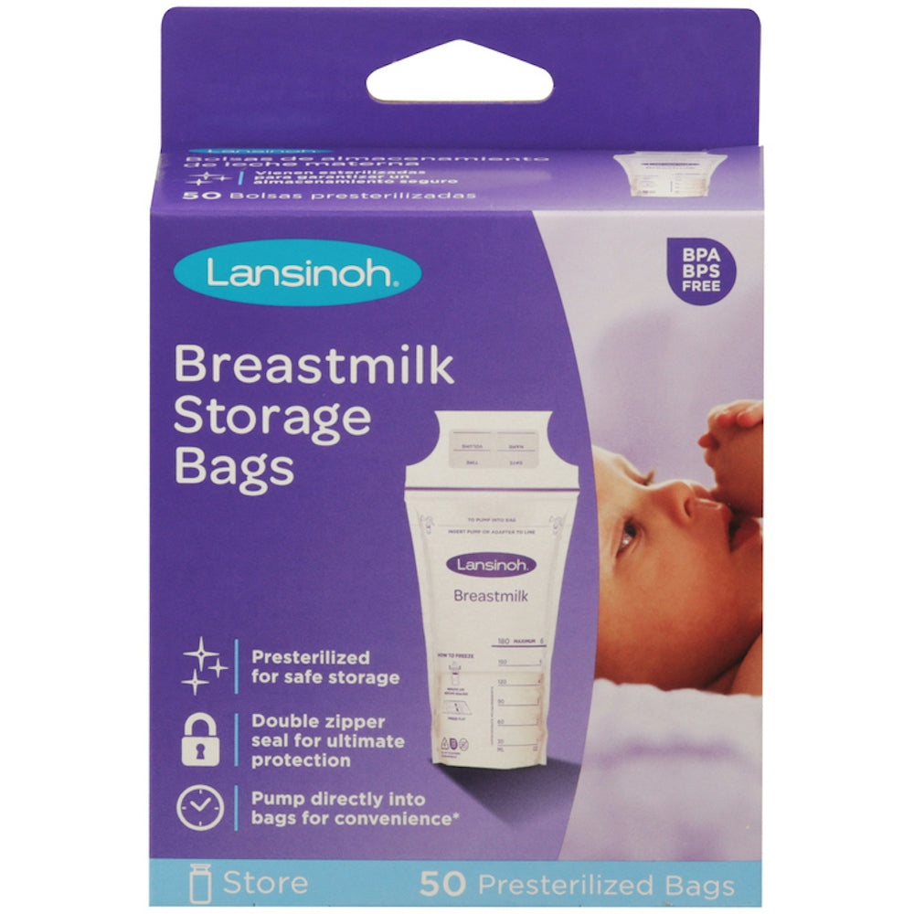 Lansinoh® Breastmilk Storage Bags, 50 EA