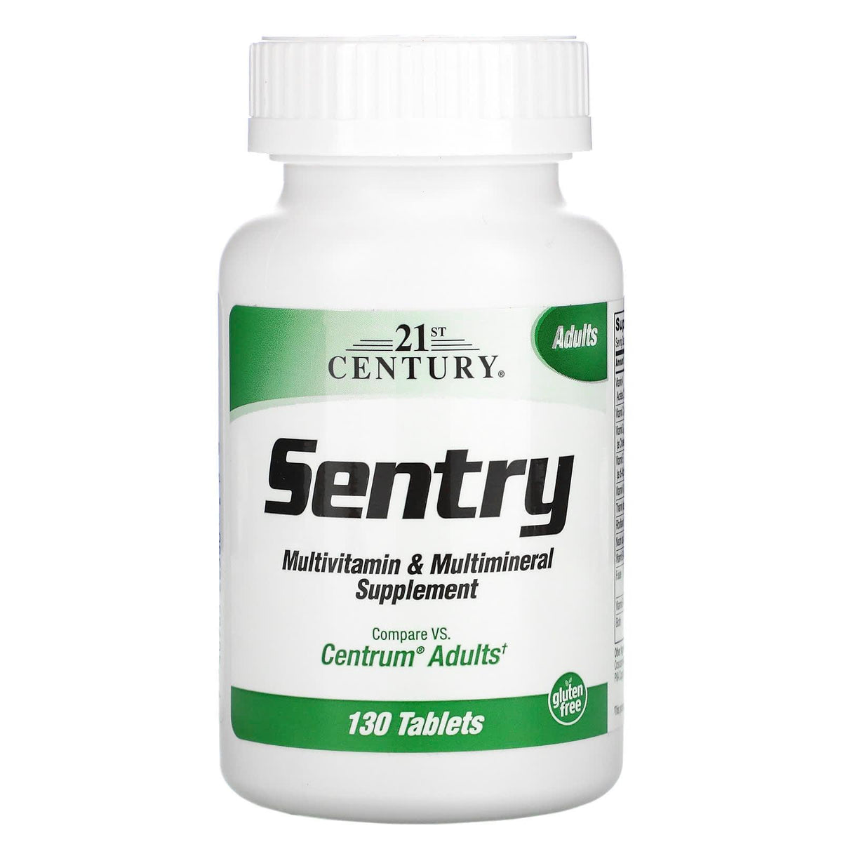 21st Century Sentry, Adults Multivitamin & Multimineral Supplement, 130 Tablets