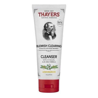 Thayers Blemish Clearing Cleanser Lemon Witch Hazel 4 oz