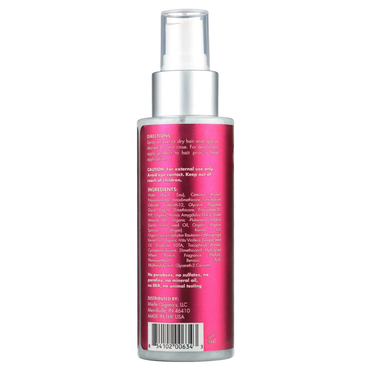 Mielle Mongongo Oil Thermal & Heat Protectant Spray 4oz