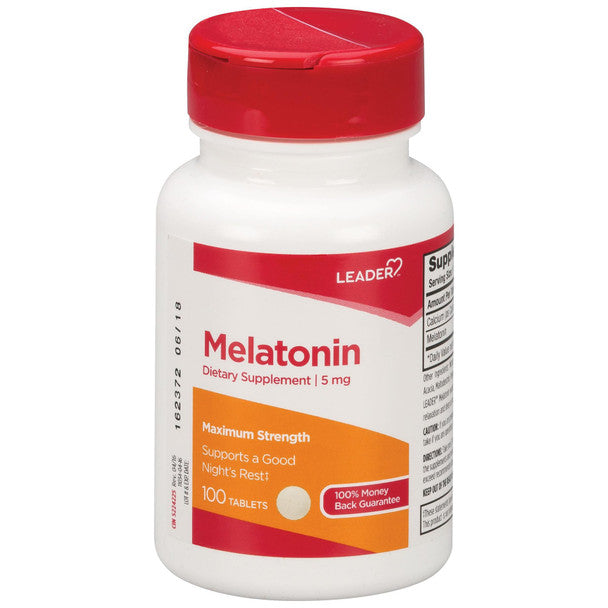 Leader Melatonin 3 Mg Tablets 100Ct