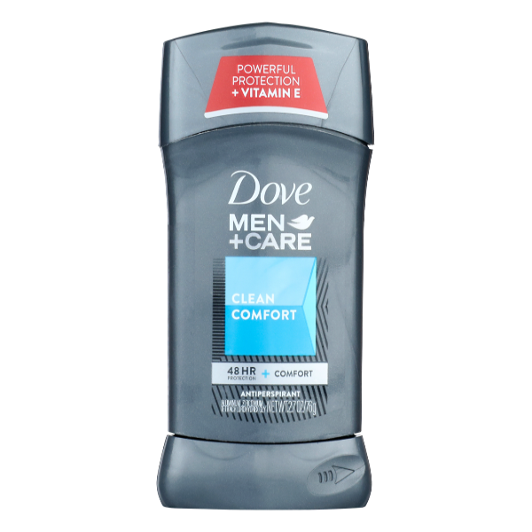Dove Men Plus Care Antiperspirant Deodorant Stick Clean Comfort 2.7 Oz