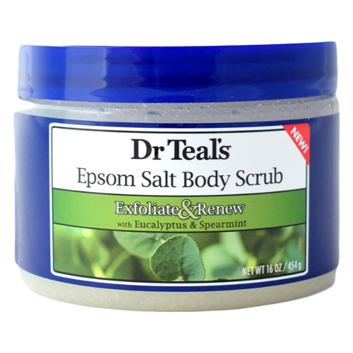 Dr Teal's Body Scrub  Exfoliate + Renew Eucalyptus + Spearmint  12 Oz