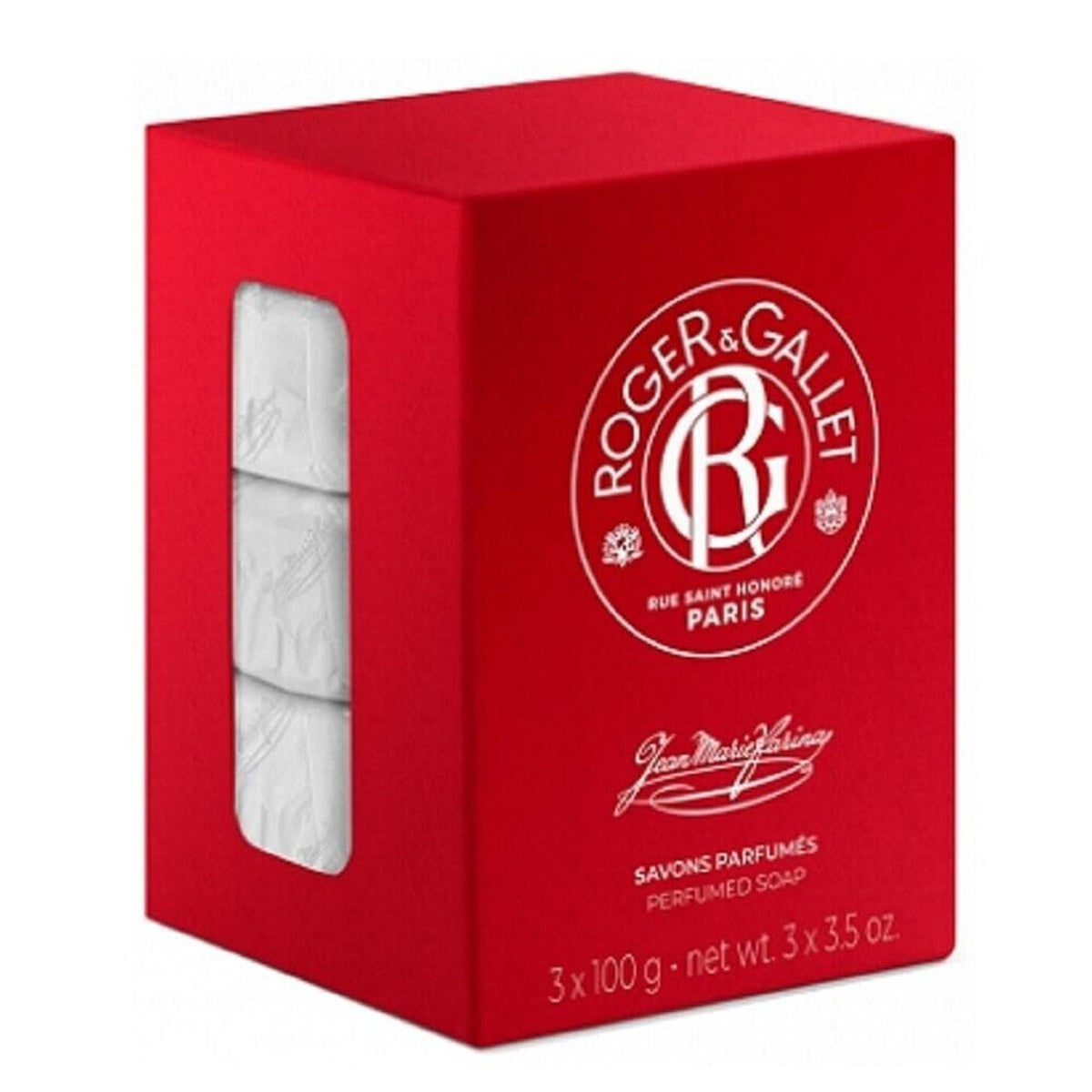 Roger & Gallet Soap Cake Jean Marie Farina 100 G X 3 Perfumed