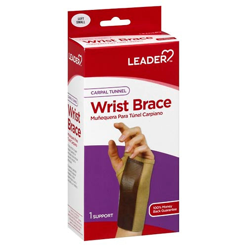 Leader Wrist Brace, Carpal Tunnel, Left, Small