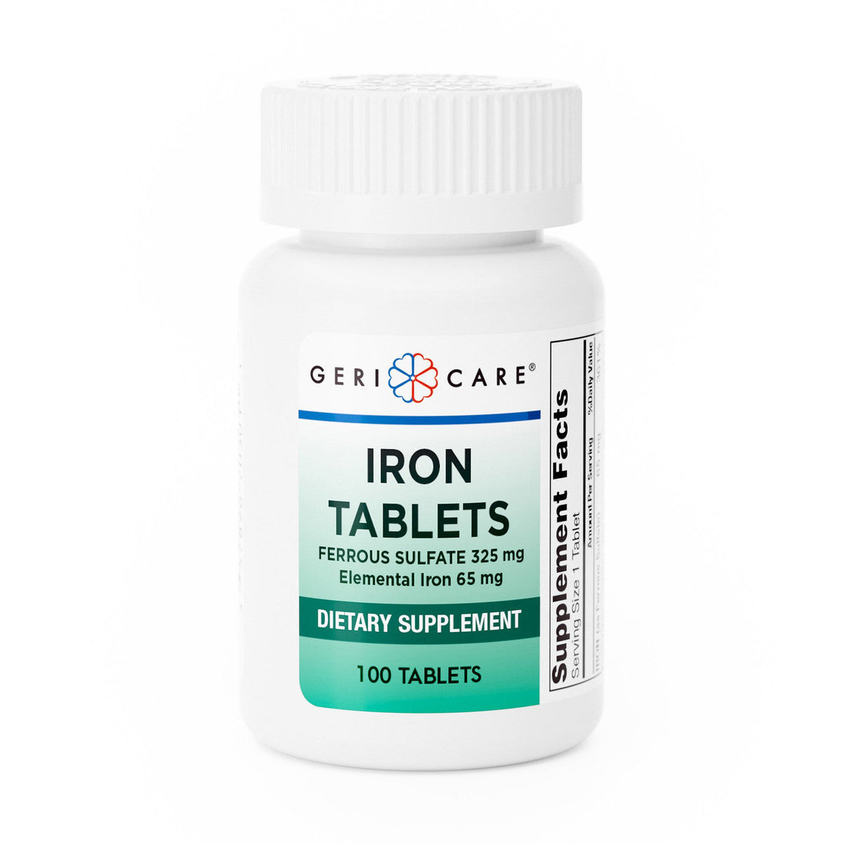 Geri-Care Ferrous Sulfate Iron Tablets, 325 Mg