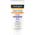 Neutrogena Sunscreen, Oil Free, Clear Face, Broad Spectrum Spf 50 3 Fl Oz