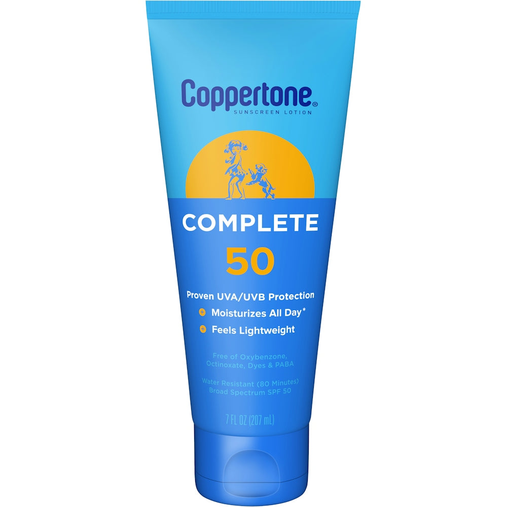 Coppertone Complete Sunscreen Lotion - SPF 50 - 7 Fl Oz