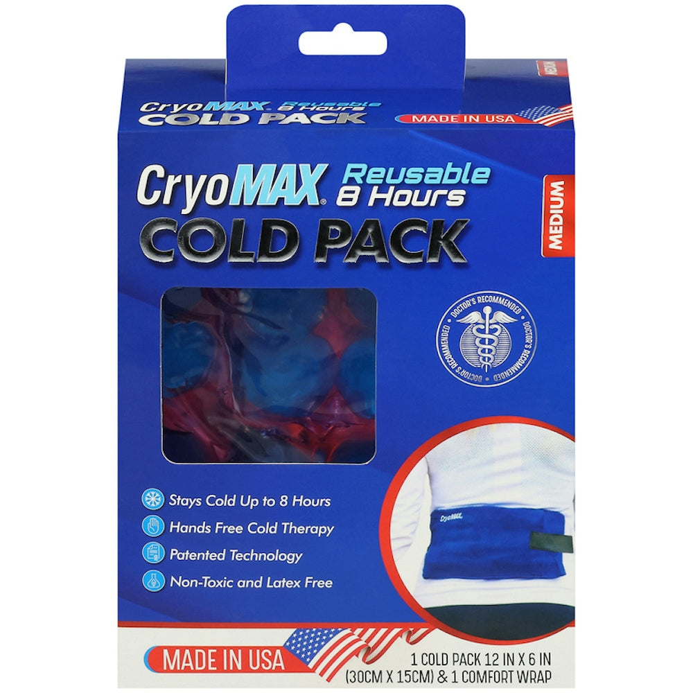 CryoMax™ Medium Reusable 8-Hour Cold Pack (12" x 6")
