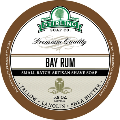 Stirling Soap Co. Bay Rum Shaving Collection