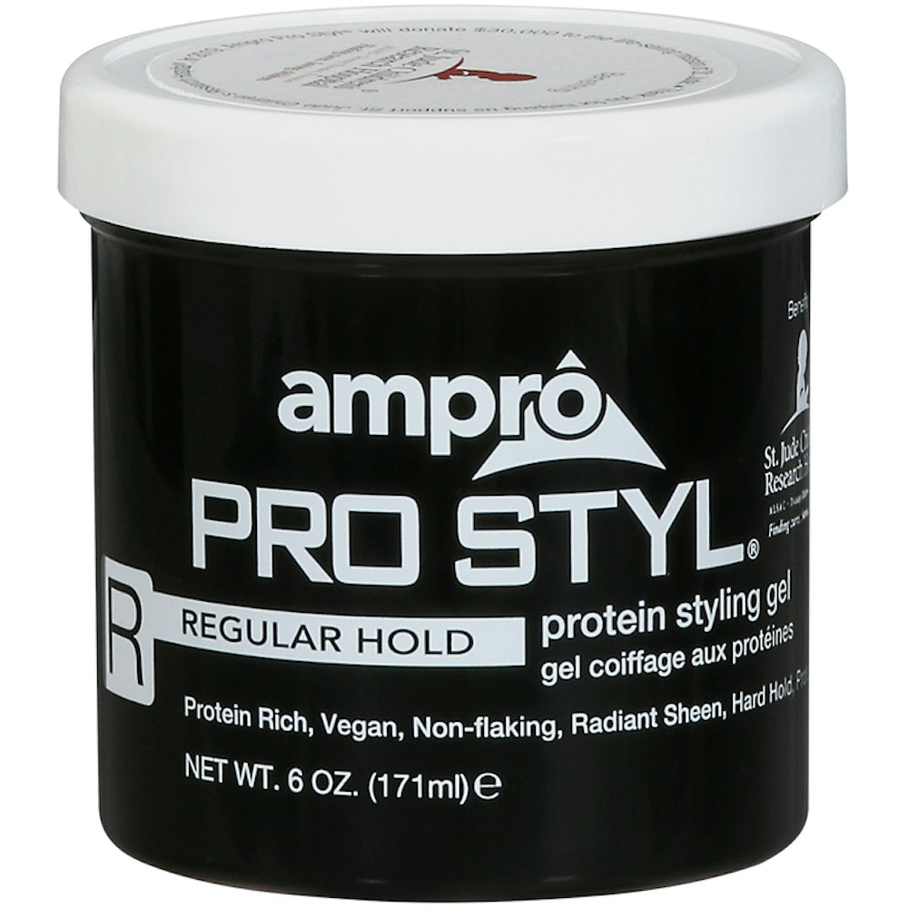 Ampro Pro Styl Protein Styling Gel, 6 oz - Alcohol-Free Firm Hold