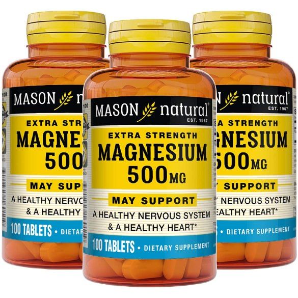 Mason Natural® Magnesium Extra Strength - 500 Mg