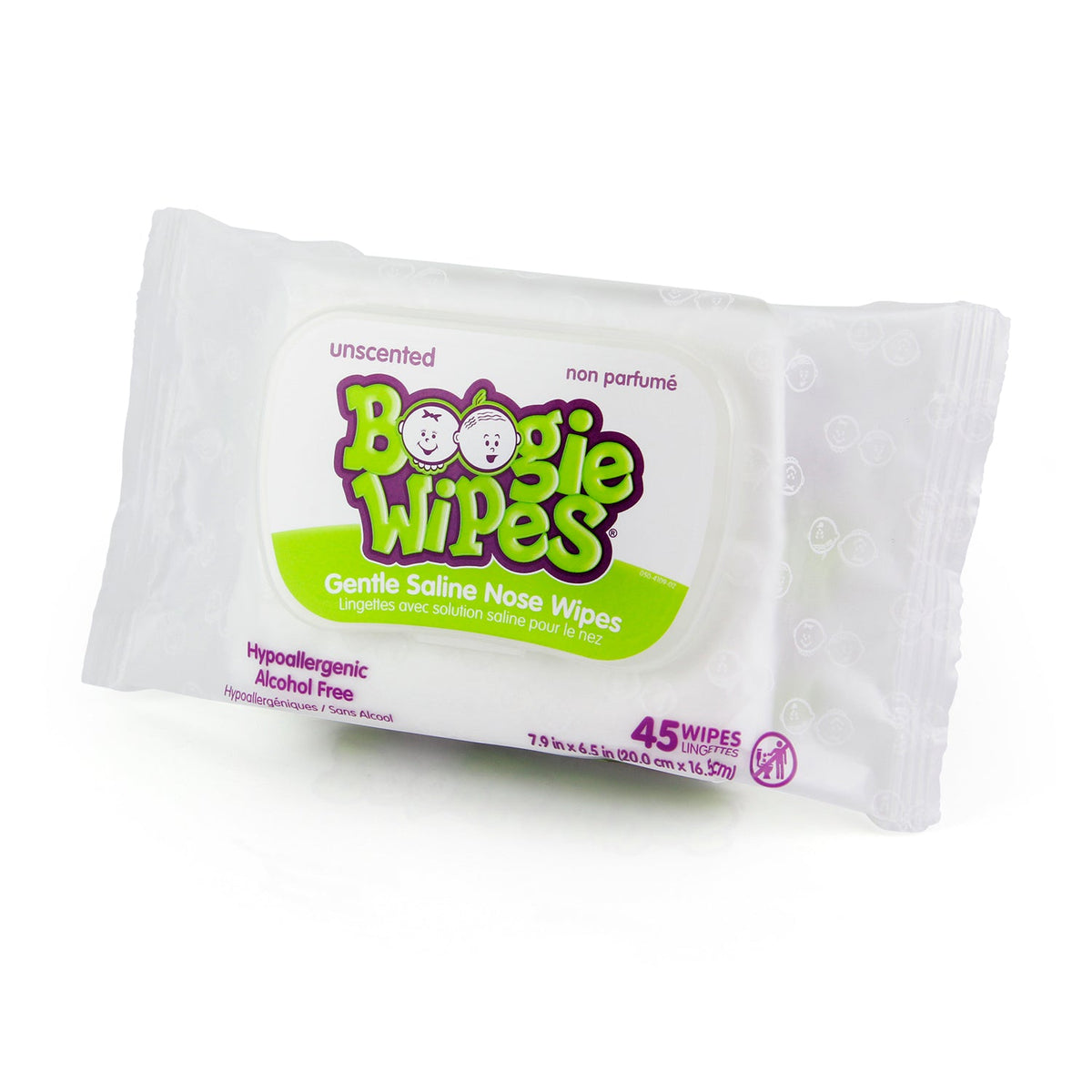 Boogie Wipes Saline Nose - 45ct