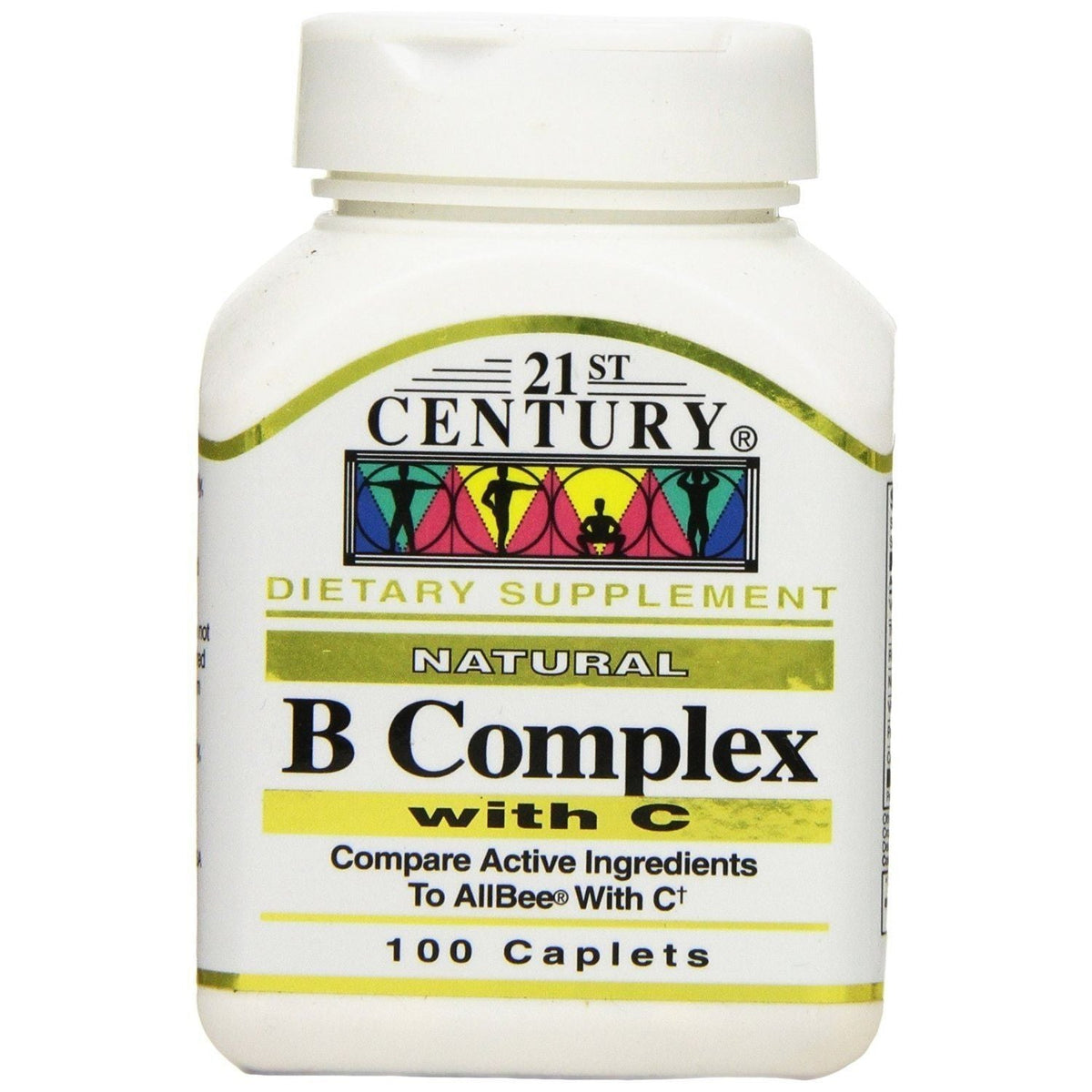 21st Century B Complex Plus Vitamin C - 100 Tablets