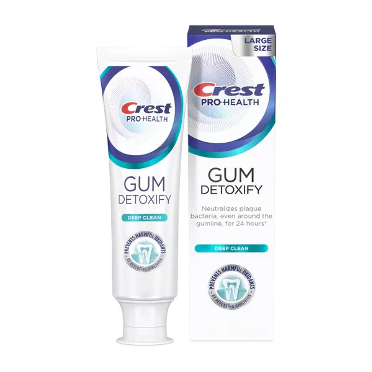 Crest Pro Health Gum Detoxify Deep Clean Toothpaste 4.8 oz