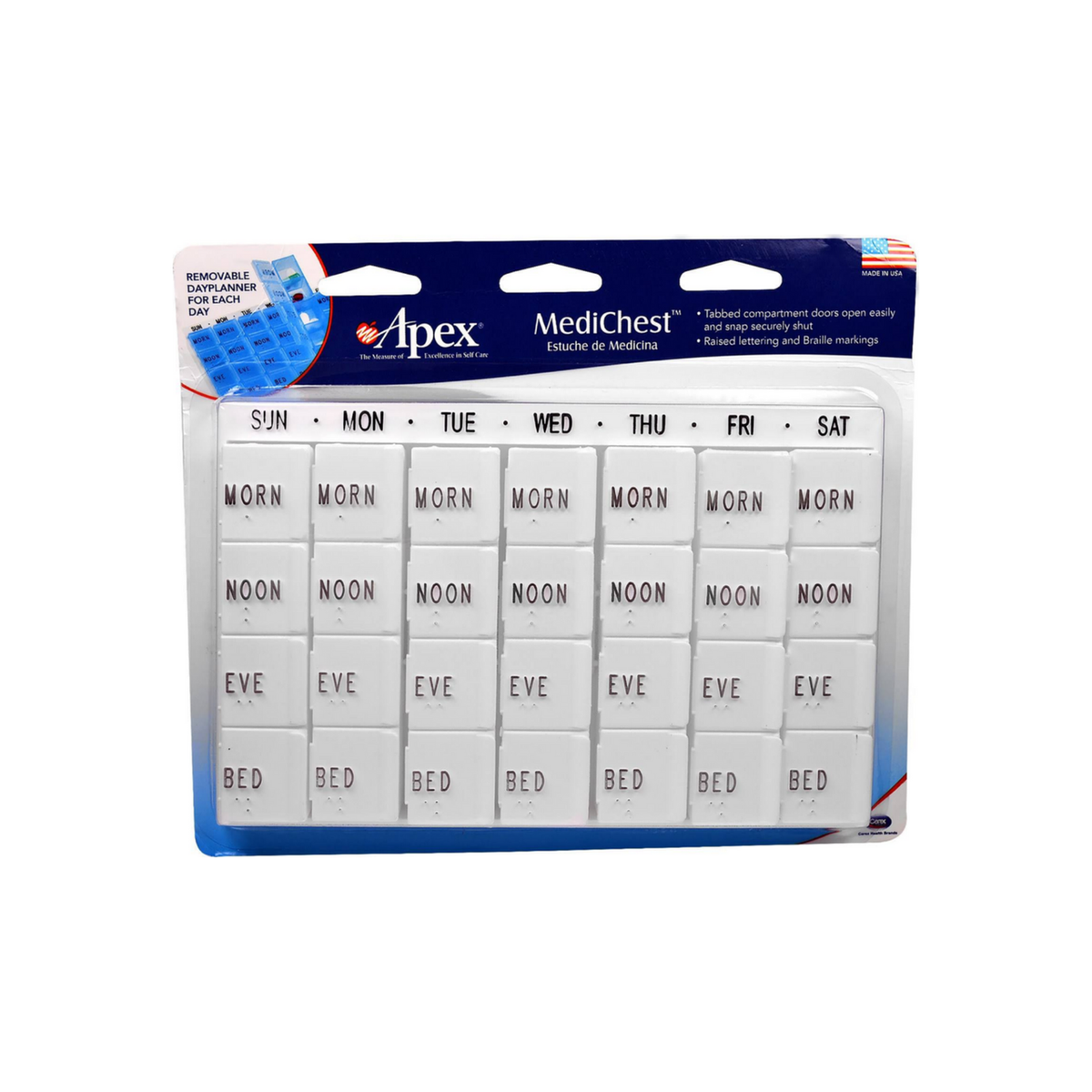 Apex MediChest, Vitamin And Medication Organizer