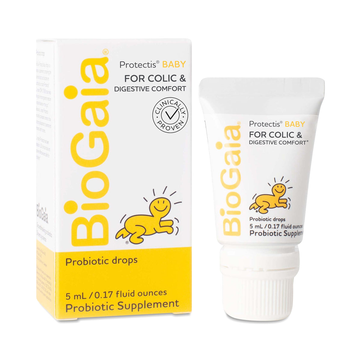 BioGaia Baby Probiotic Drops For Colic And Digestive Comfort, 0.17 Fl Oz