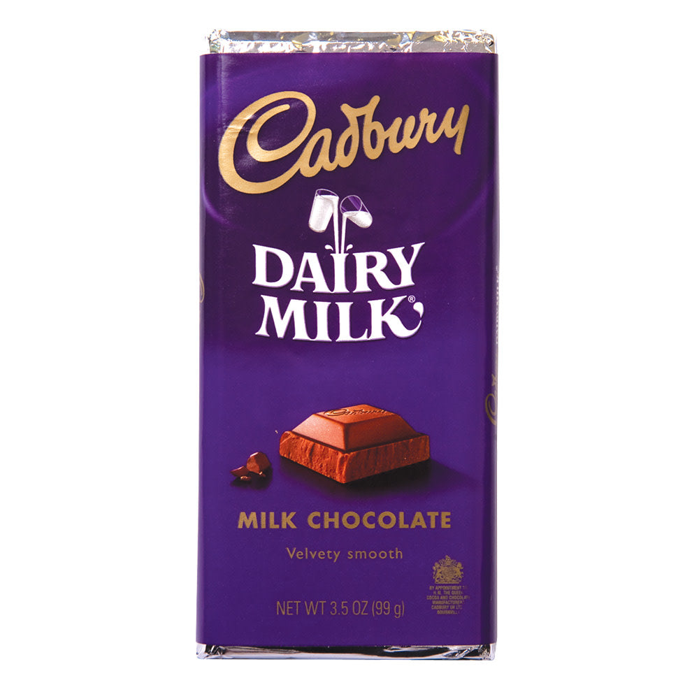 Cadbury Dairy Milk Chocolate 3.5 Oz Bar 14 ct