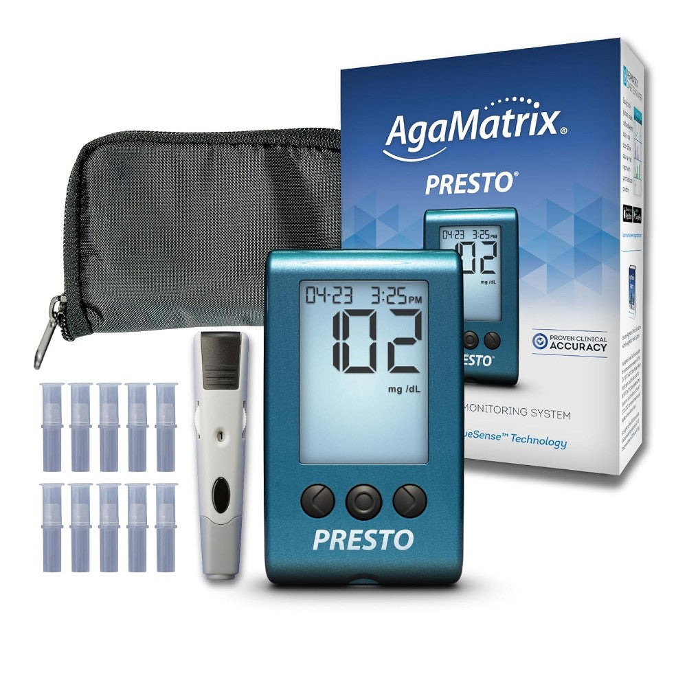 AgaMatrix Presto Blood Glucose Monitoring System