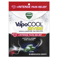 Vicks VapoCool Wintergreen Severe Medicated Cough Drops